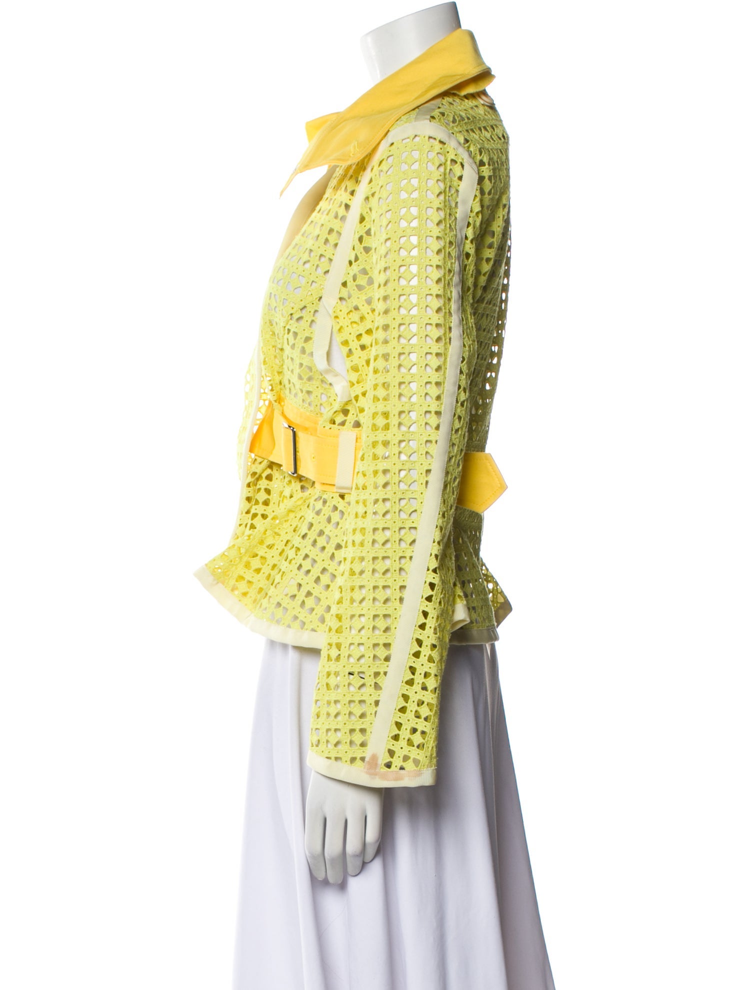 Sacai Tweed Pattern Blazer