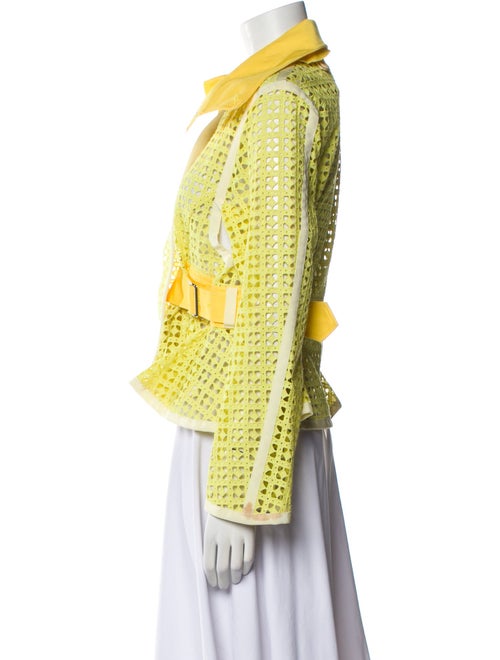 Sacai Tweed Pattern Blazer