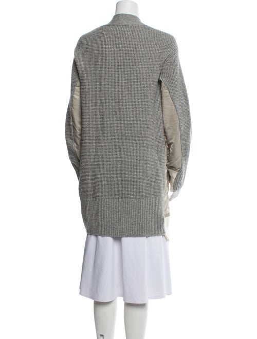 Sacai Wool Colorblock Pattern Jacket