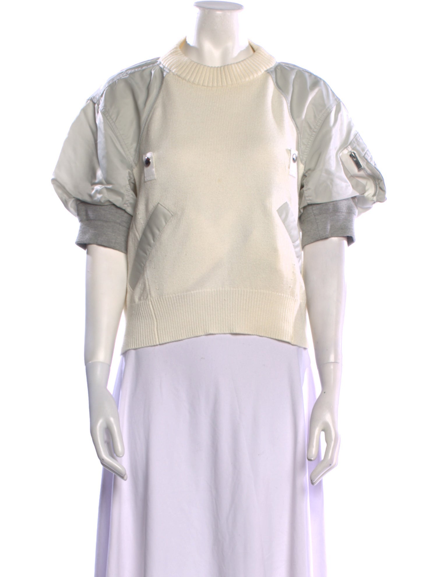 Sacai Crew Neck Sweater