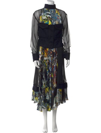 Sacai Wool Long Dress