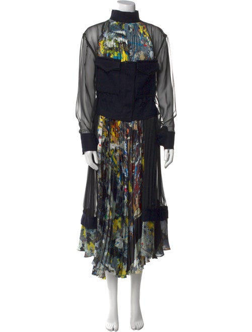 Sacai Wool Long Dress