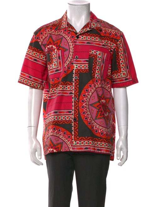 Sacai Printed Short Sleeve Shirt