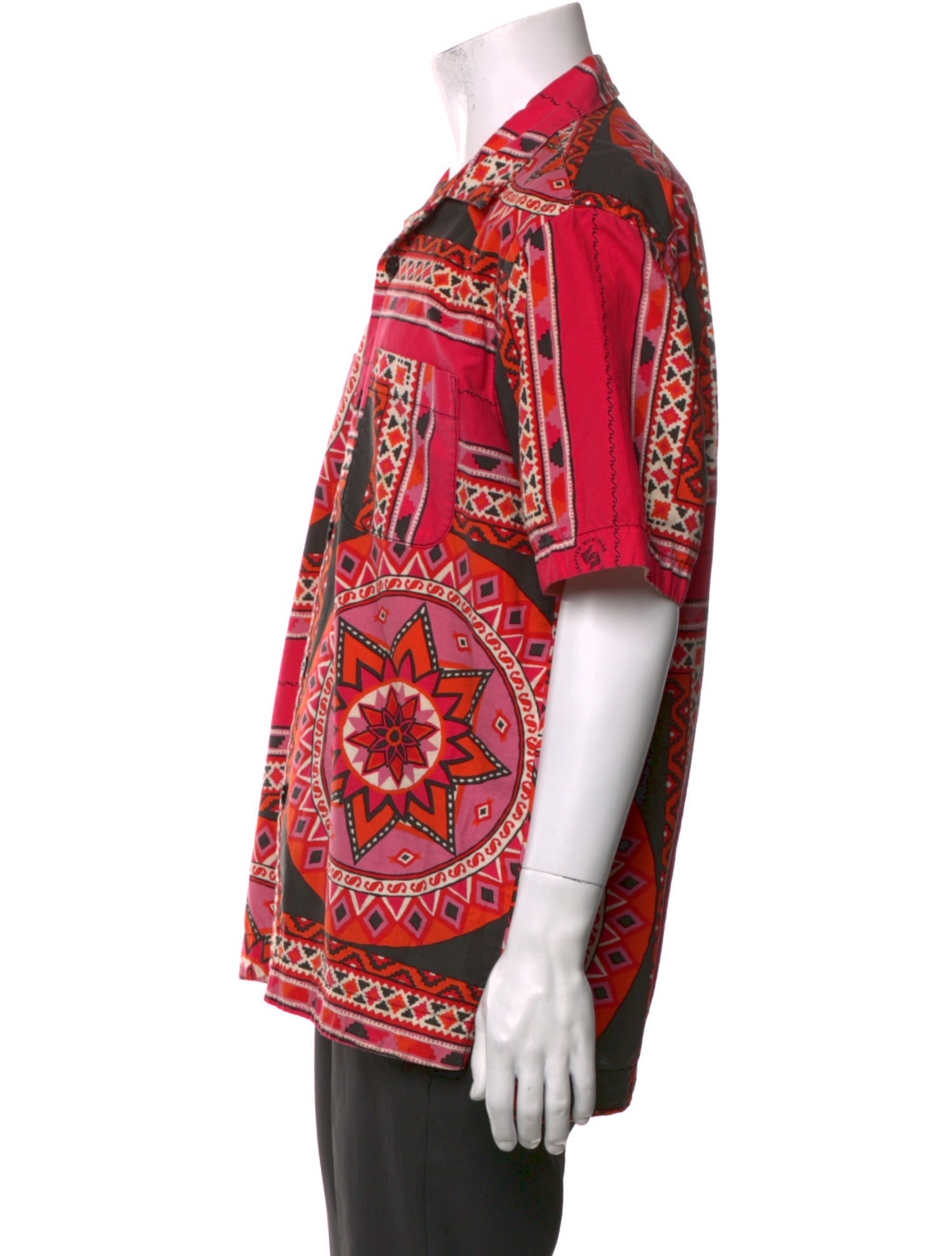 Sacai Printed Short Sleeve Shirt