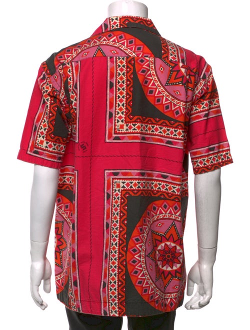 Sacai Printed Short Sleeve Shirt