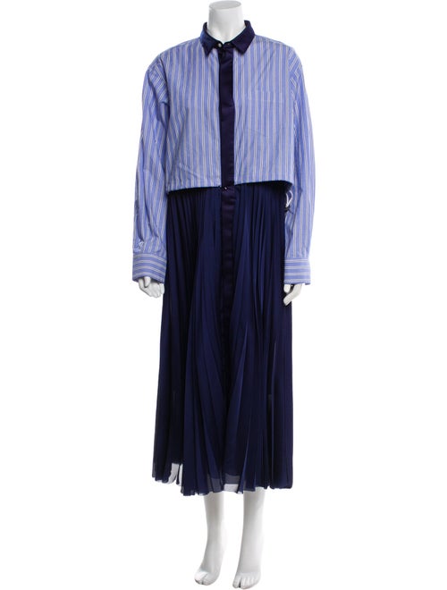 Sacai Striped Long Dress