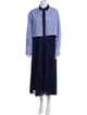 Sacai Striped Long Dress