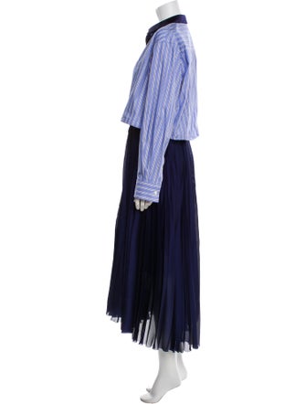 Sacai Striped Long Dress