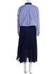 Sacai Striped Long Dress