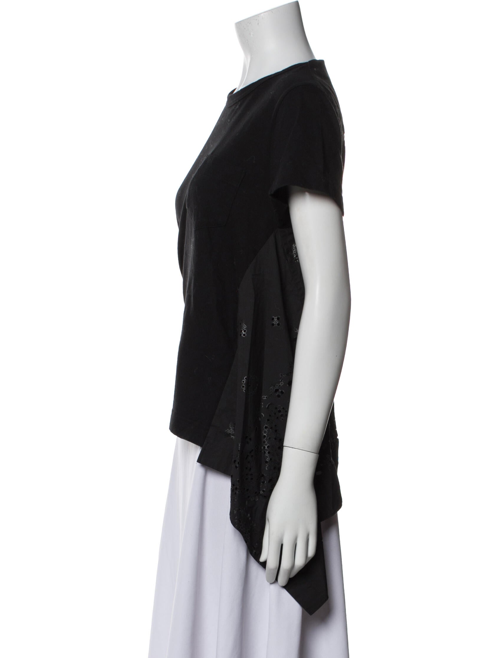 Sacai Crew Neck Short Sleeve T-Shirt