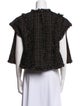 Sacai Wool Tweed Pattern Vest