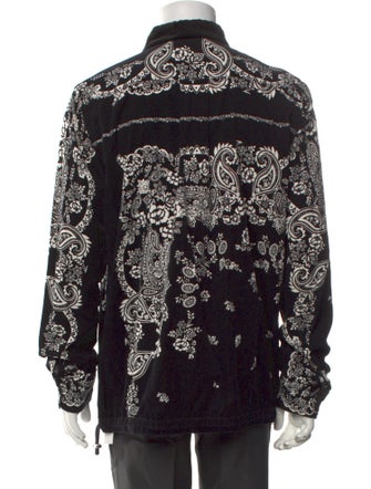 Sacai 2019 Corduroy Paisley Print Shirt