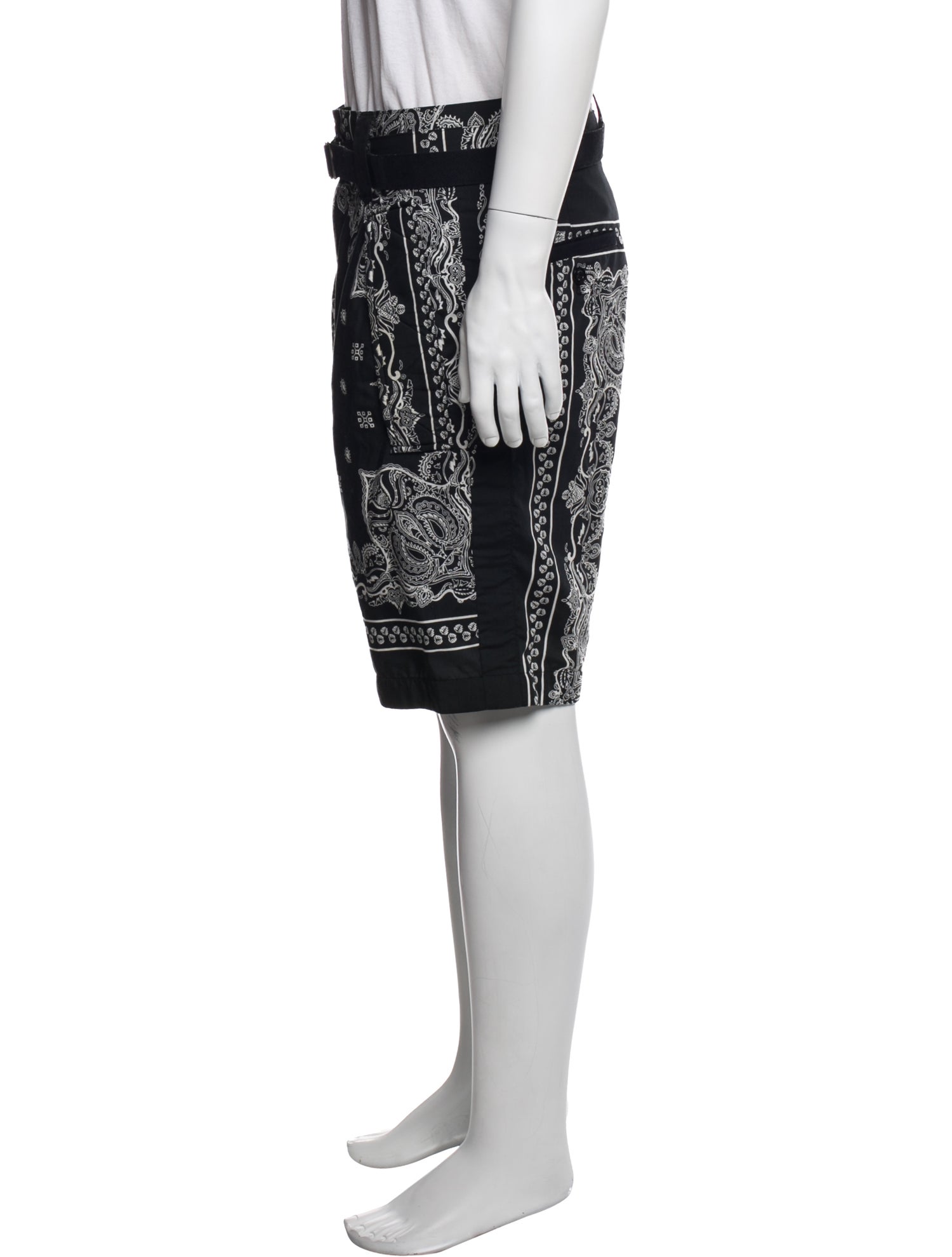 Sacai Printed Jogger Shorts