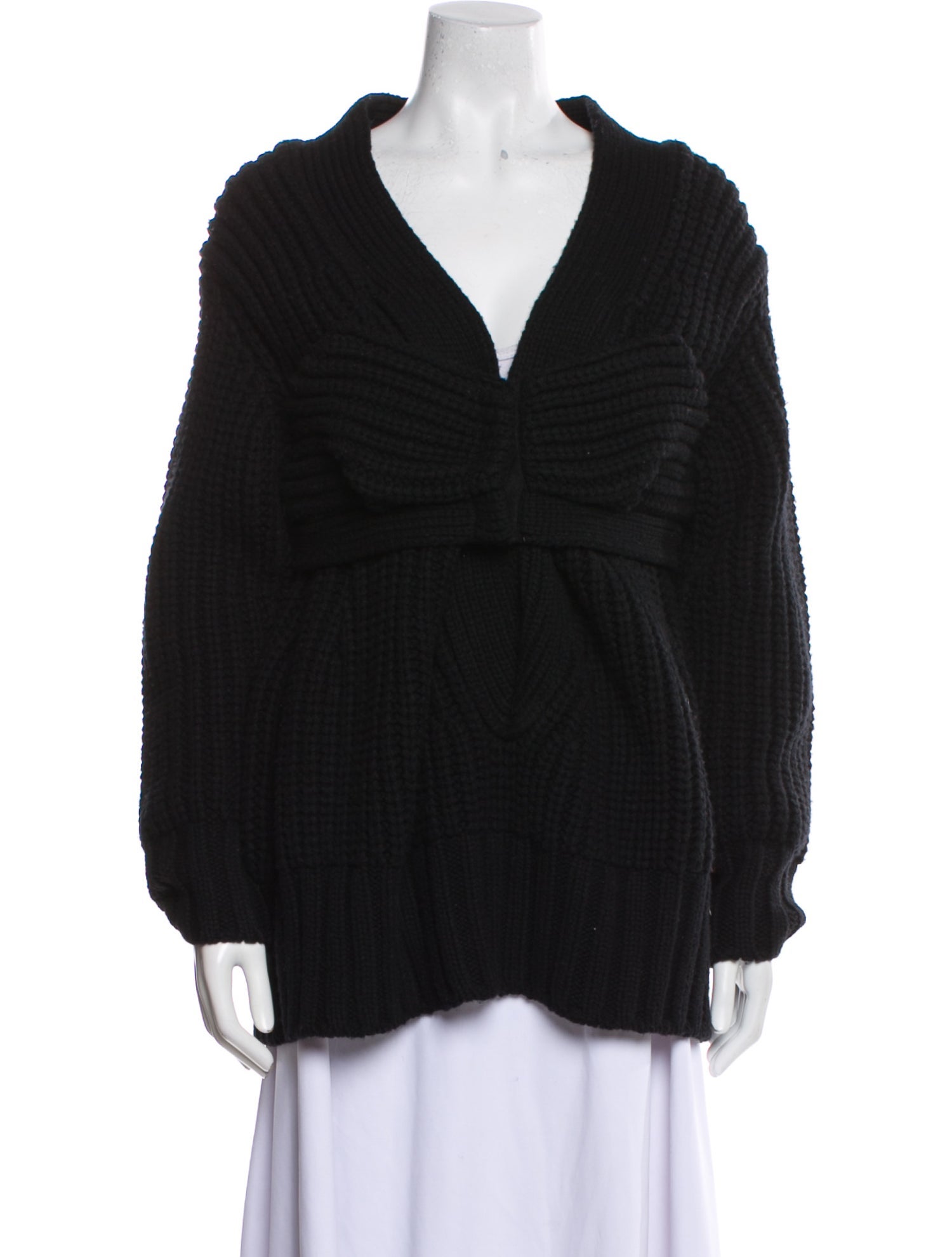 Sacai Wool V-Neck Sweater