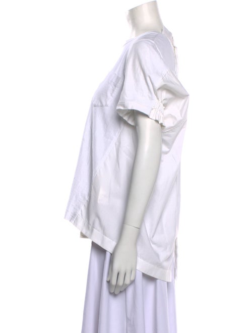 Sacai Bateau Neckline Short Sleeve T-Shirt