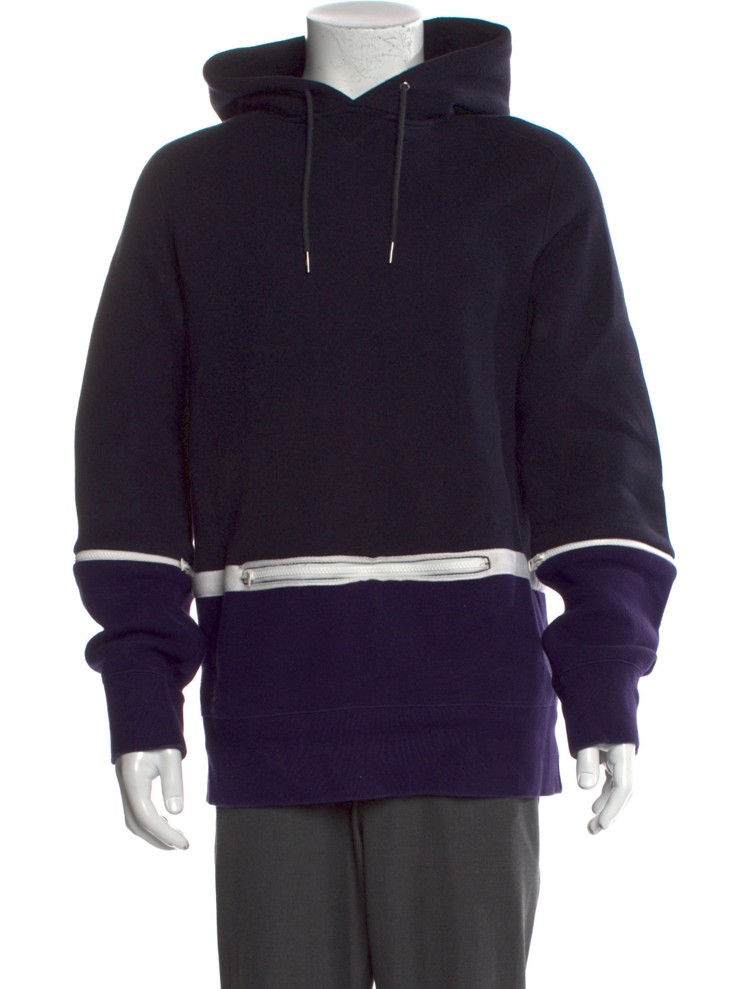 Sacai Crew Neck Long Sleeve Hoodie