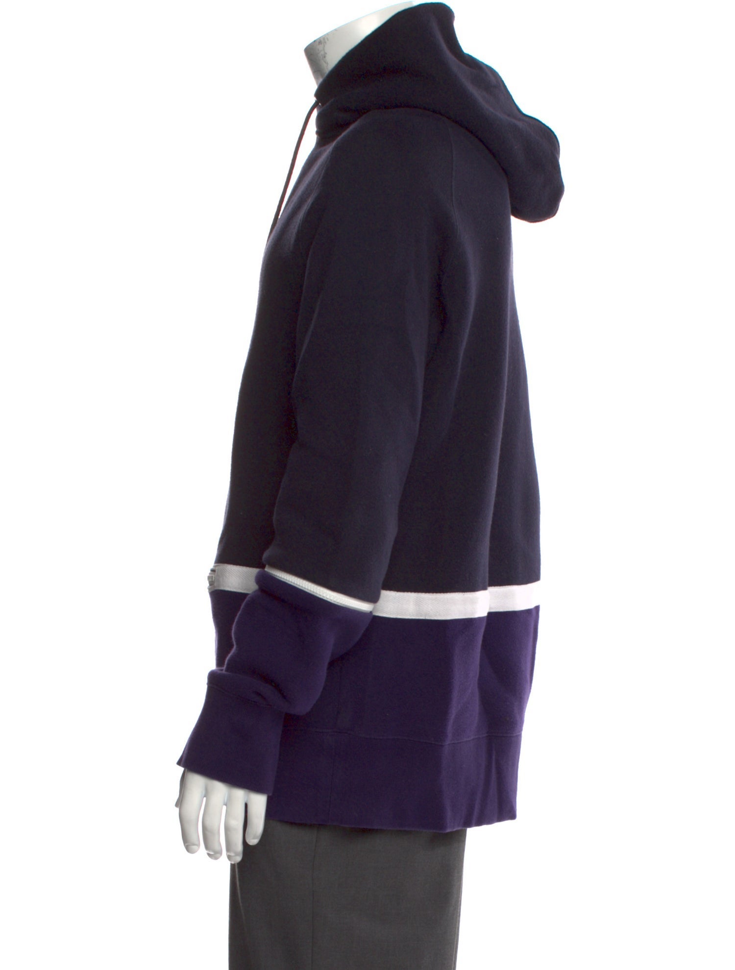 Sacai Crew Neck Long Sleeve Hoodie