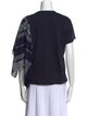 Sacai Crew Neck Short Sleeve T-Shirt