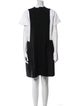Sacai Crew Neck Mini Dress