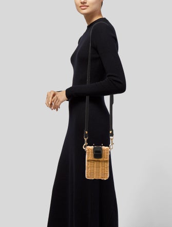 Sacai Rattan Shoulder Bag