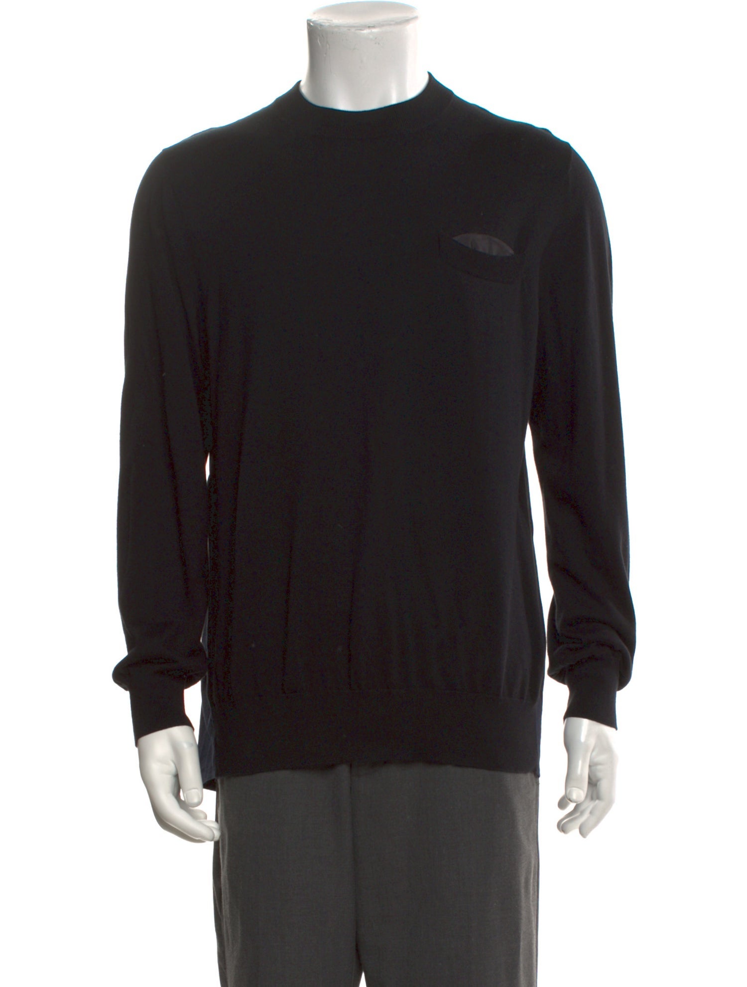 Sacai Crew Neck Long Sleeve T-Shirt