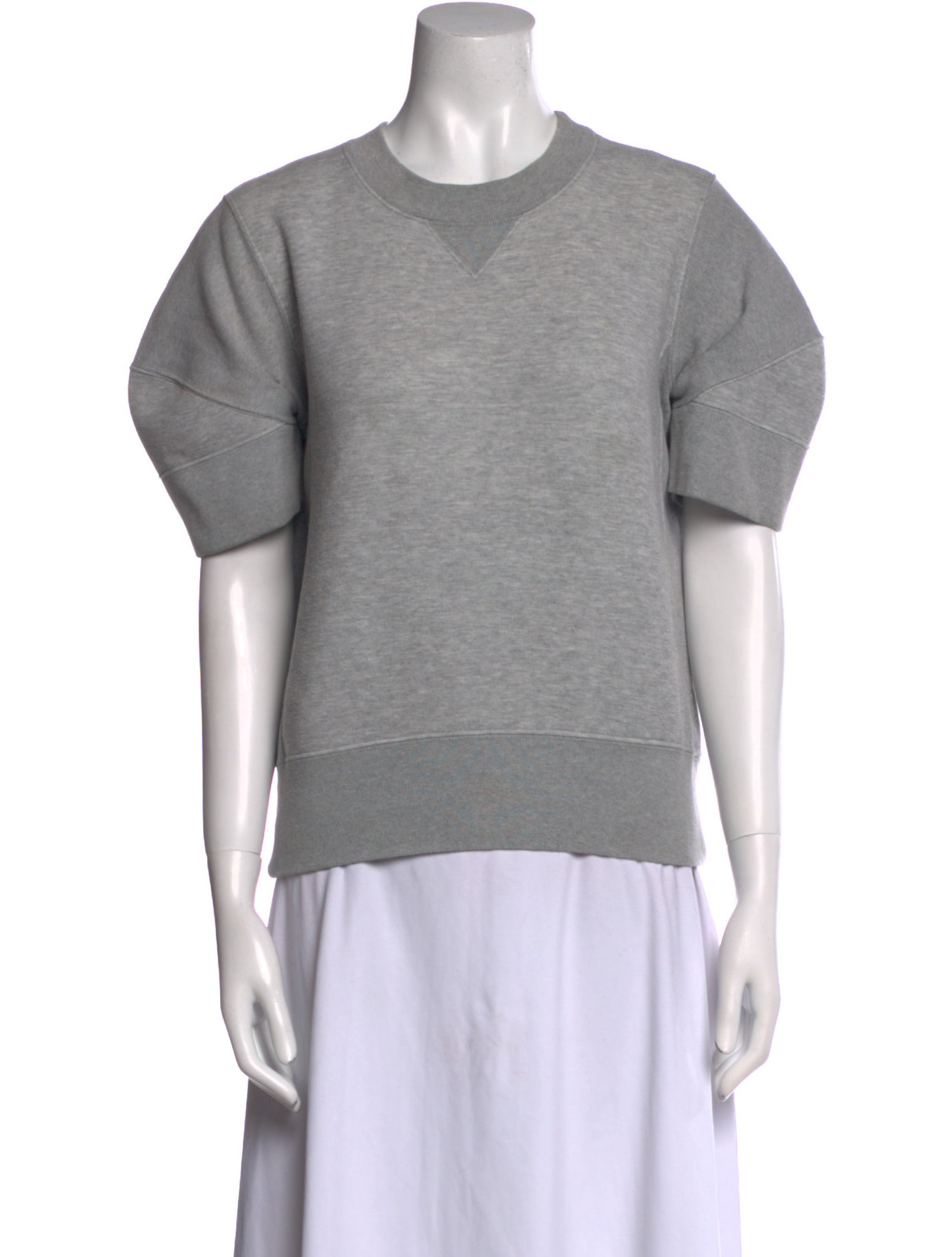 Sacai Crew Neck Short Sleeve Sweatshirt