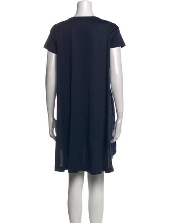 Sacai Crew Neck Mini Dress