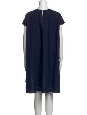 Sacai Crew Neck Knee-Length Dress
