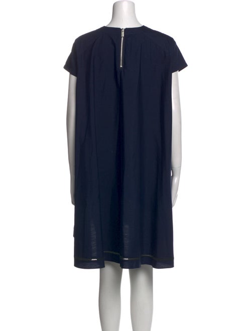 Sacai Crew Neck Knee-Length Dress
