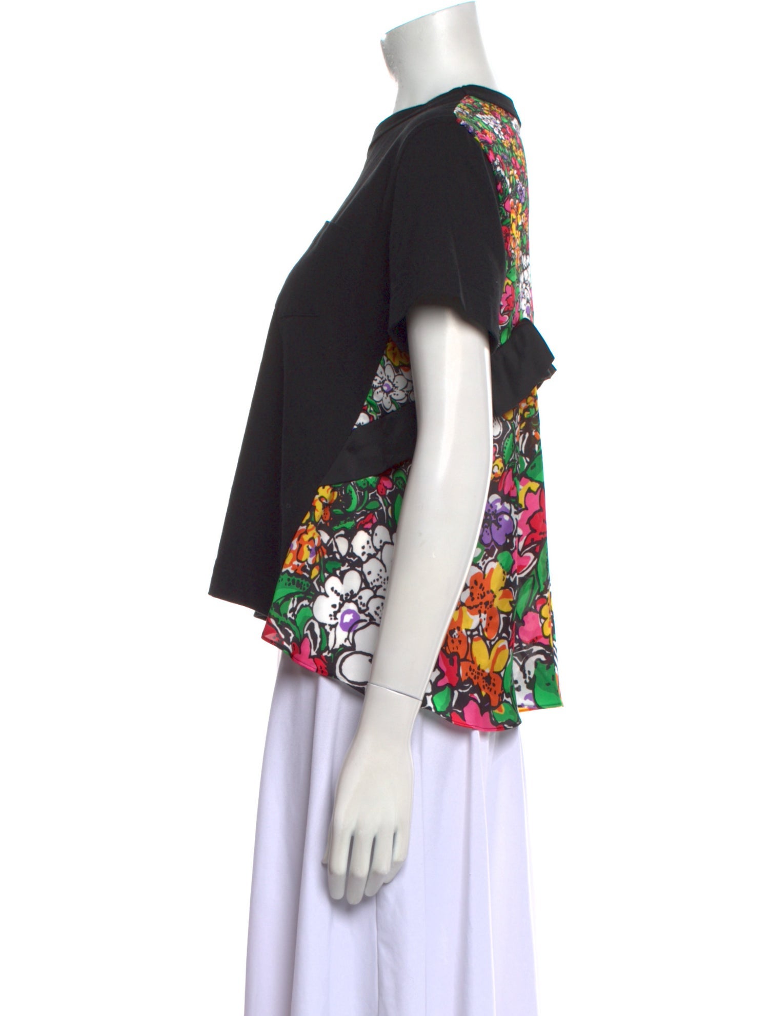 Sacai Crew Neck Short Sleeve T-Shirt