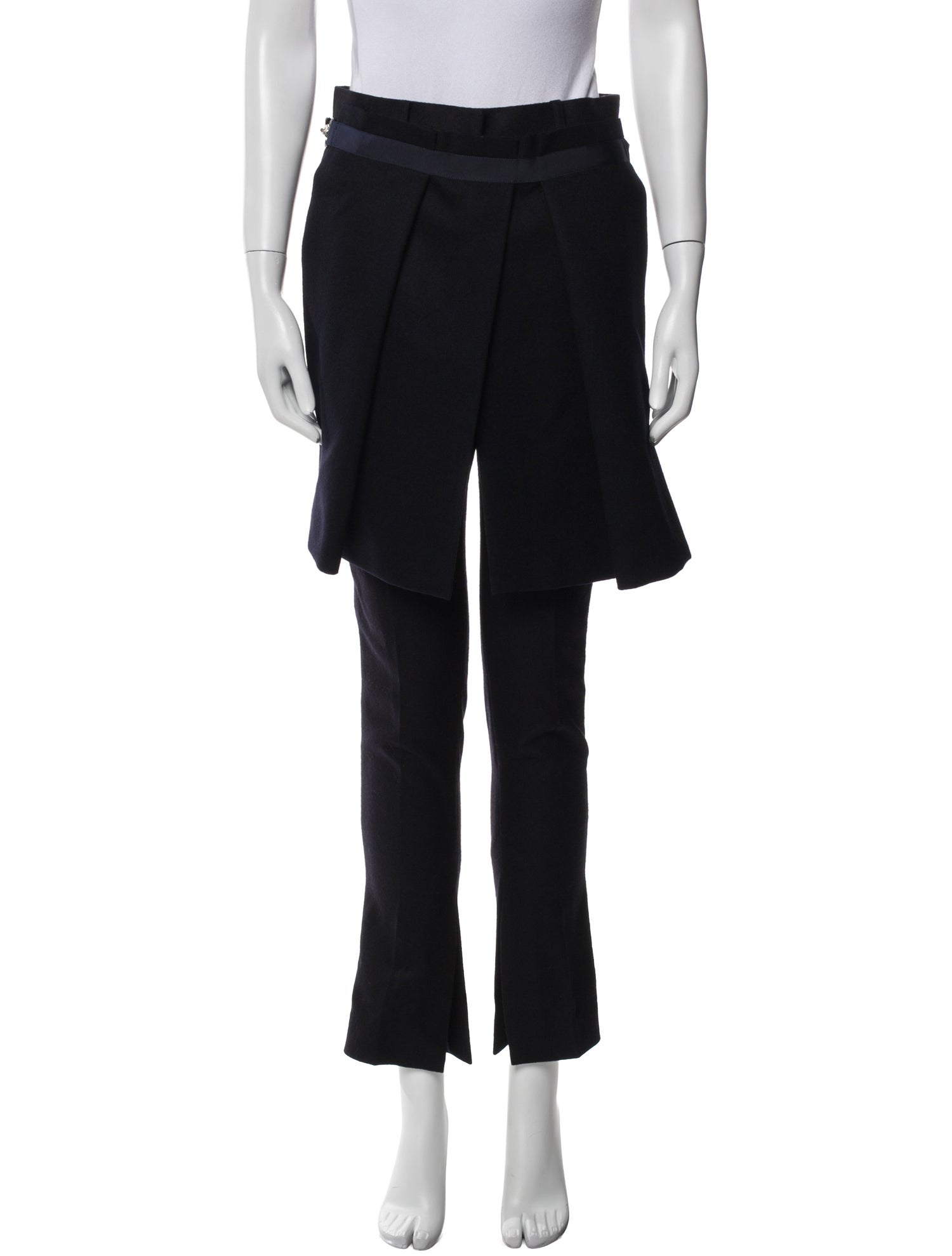 Sacai Wool Skinny Leg Pants