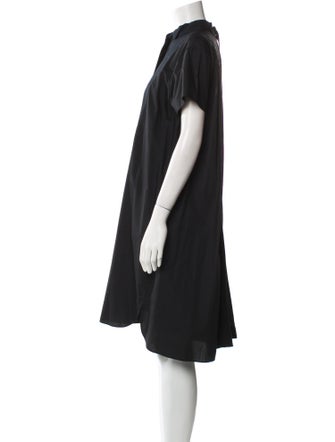 Sacai Mock Neck Knee-Length Dress