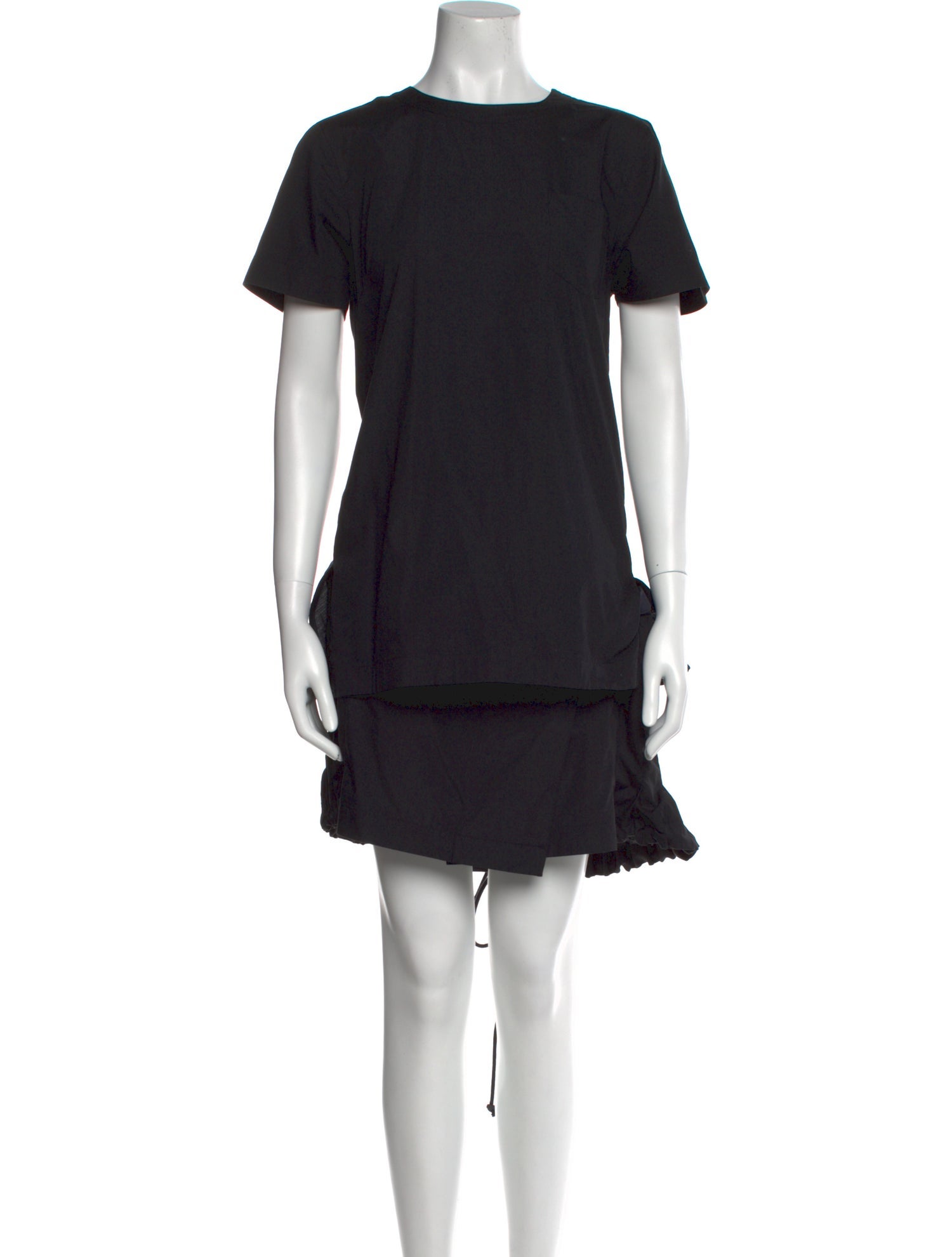 Sacai Crew Neck Mini Dress