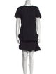 Sacai Crew Neck Mini Dress