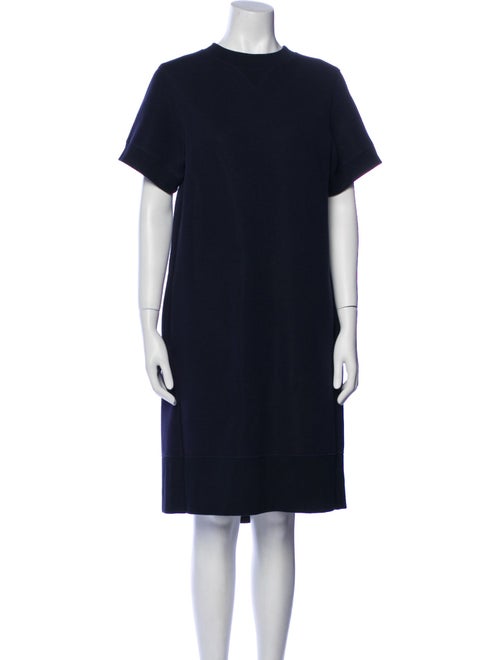 Sacai Crew Neck Knee-Length Dress