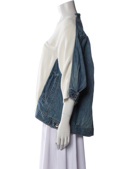 Sacai Scoop Neck Sweater