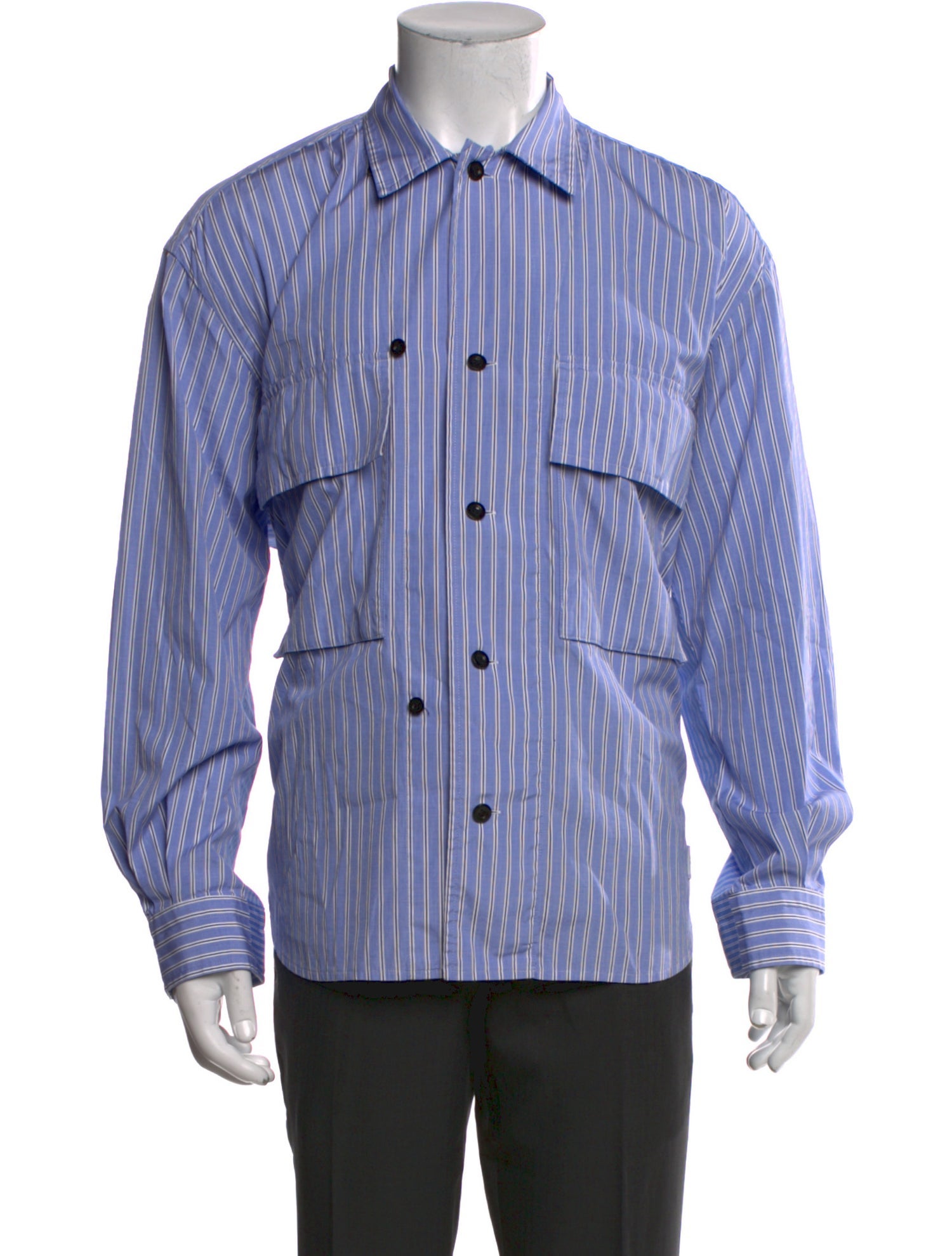 Sacai Striped Long Sleeve Shirt