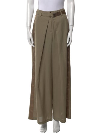 Sacai Wool Wide Leg Pants