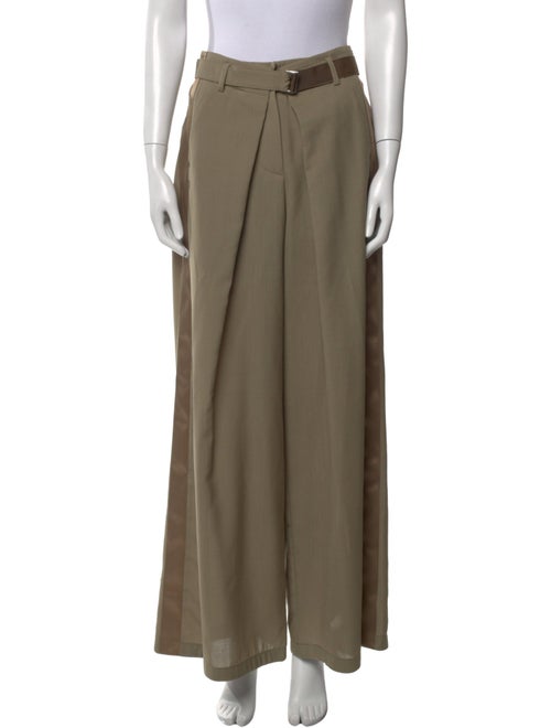 Sacai Wool Wide Leg Pants