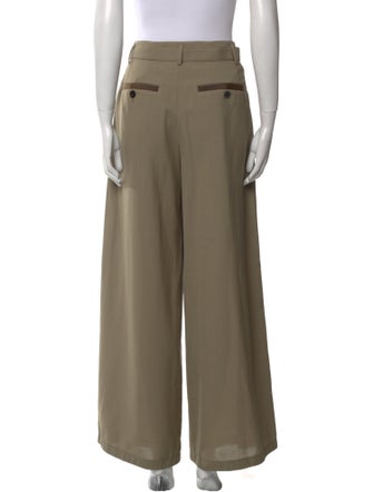 Sacai Wool Wide Leg Pants