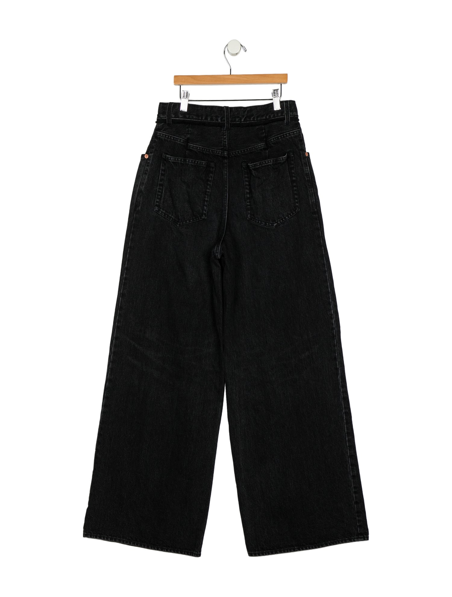 Sacai High-Rise Wide Leg Jeans