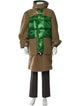 Sacai Wool Colorblock Pattern Parka