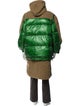 Sacai Wool Colorblock Pattern Parka