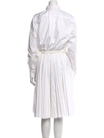 Sacai Mock Neck Midi Length Dress