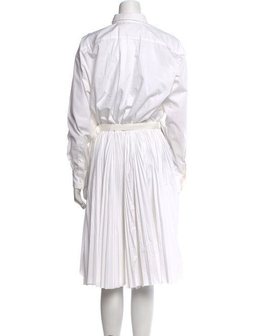 Sacai Mock Neck Midi Length Dress