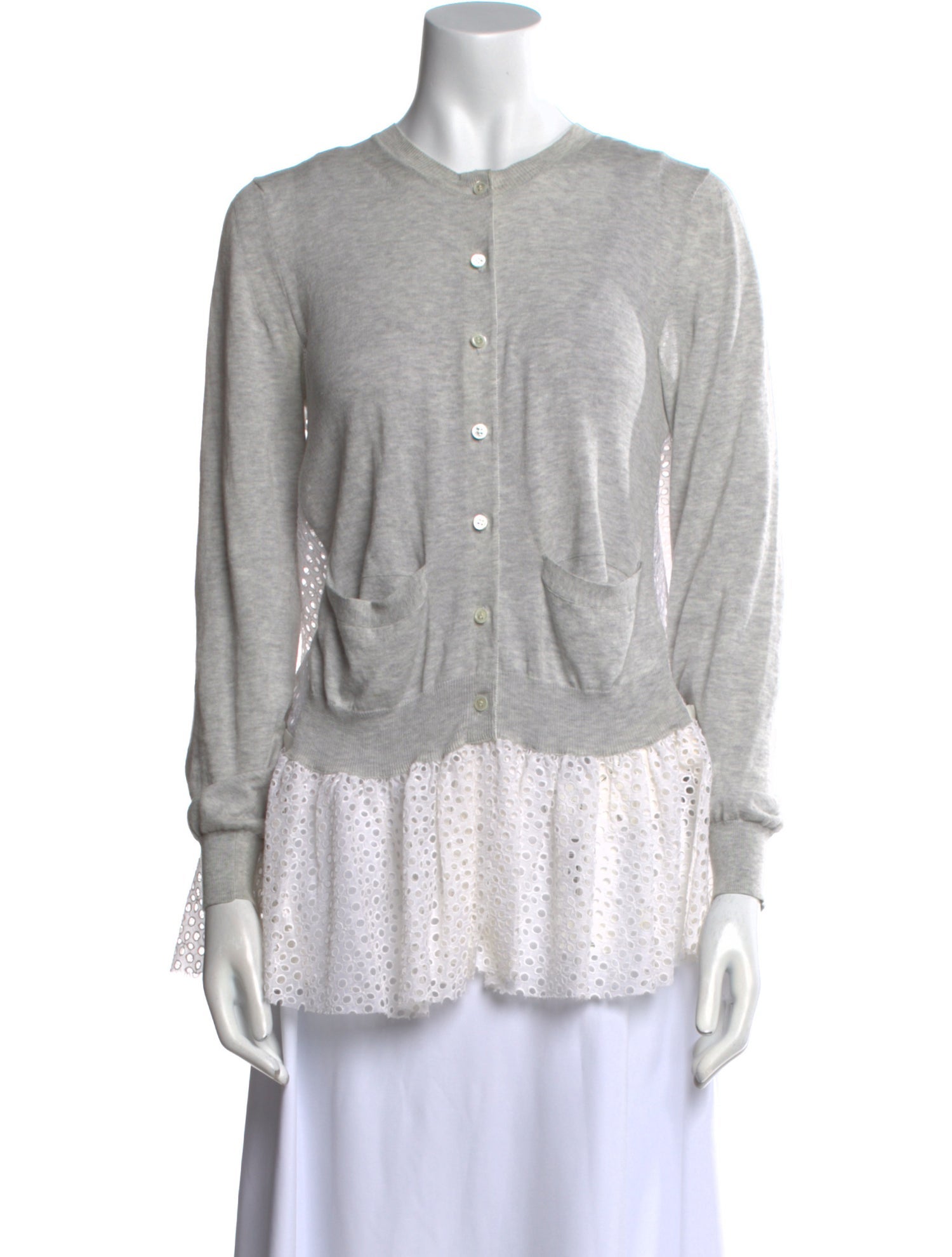 Sacai Scoop Neck Sweater