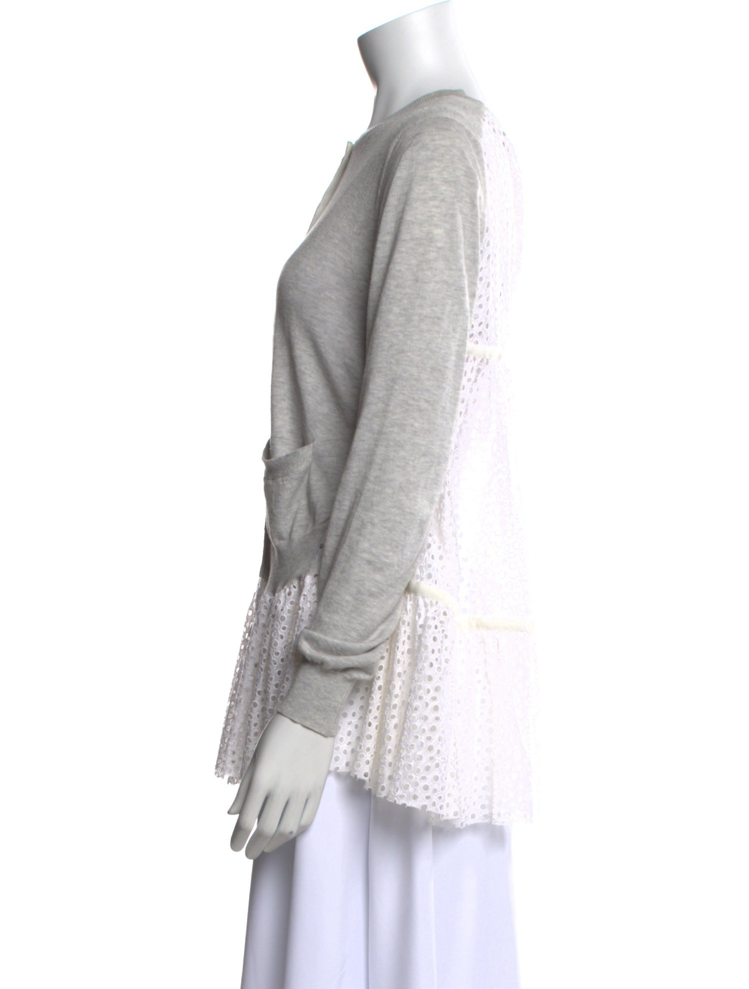 Sacai Scoop Neck Sweater