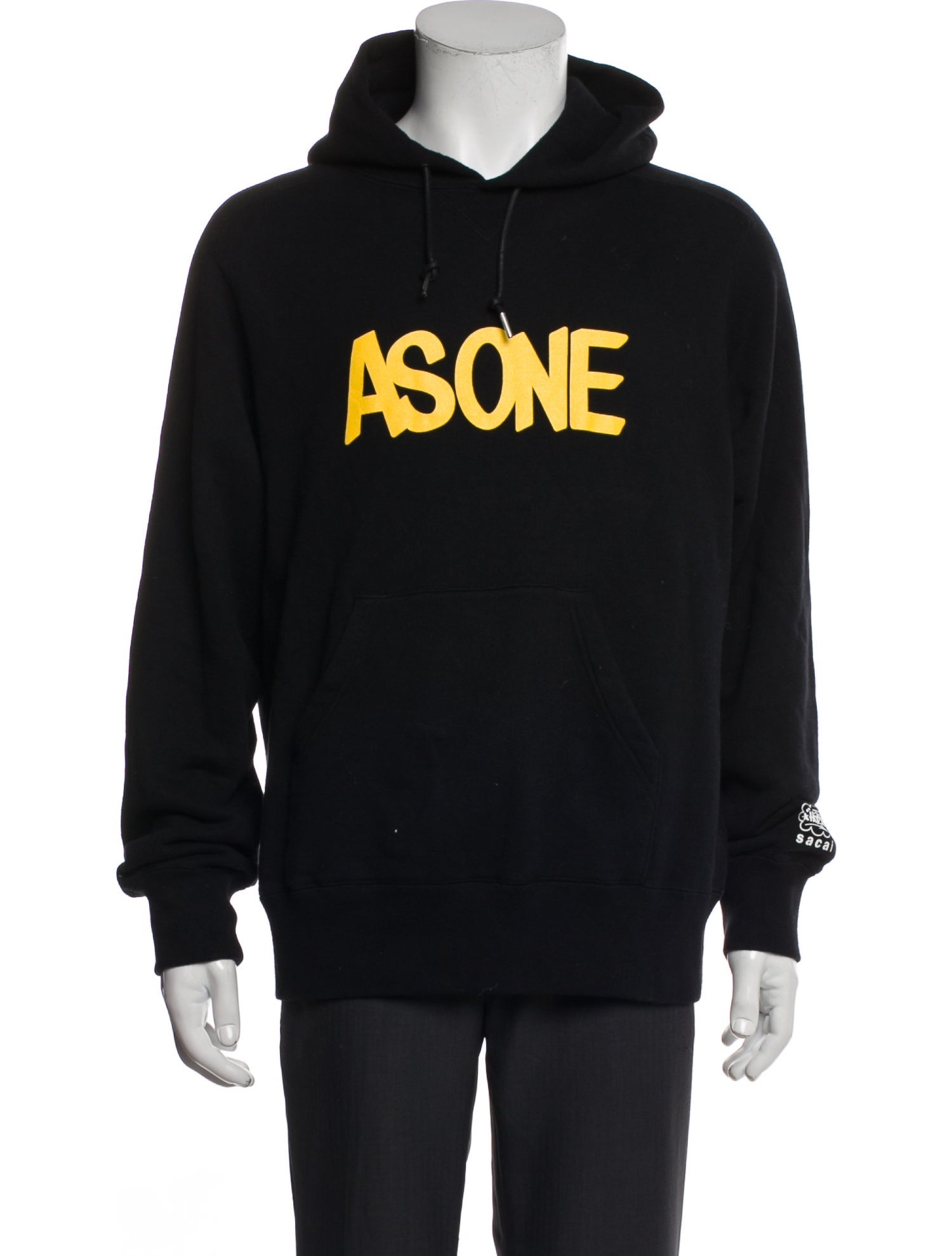 Sacai Graphic Print Crew Neck Hoodie