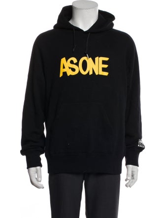 Sacai Graphic Print Crew Neck Hoodie