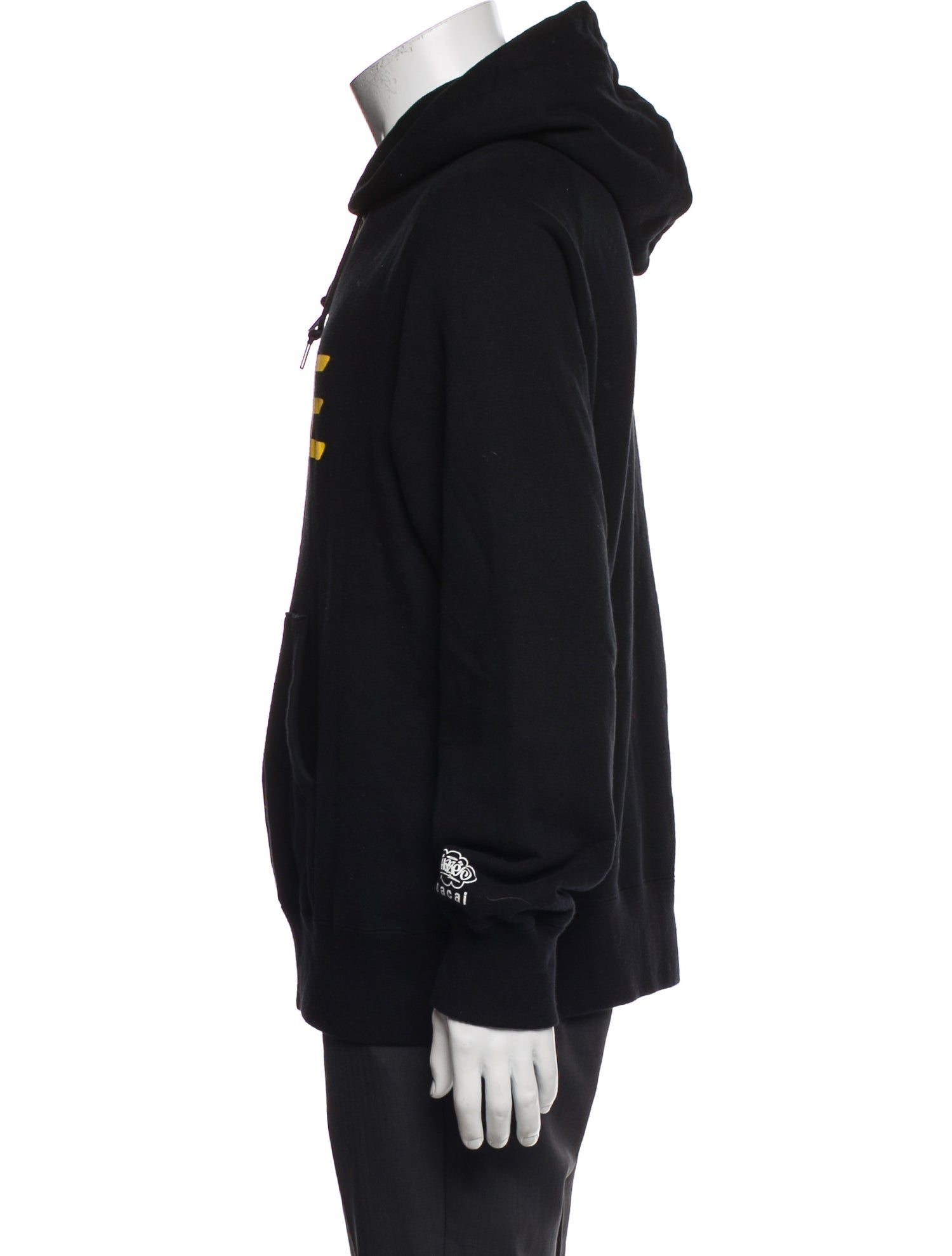Sacai Graphic Print Crew Neck Hoodie